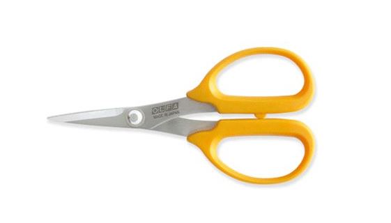 Tesoura para artesanato com ponta afiada - "OLFA SCS-4"