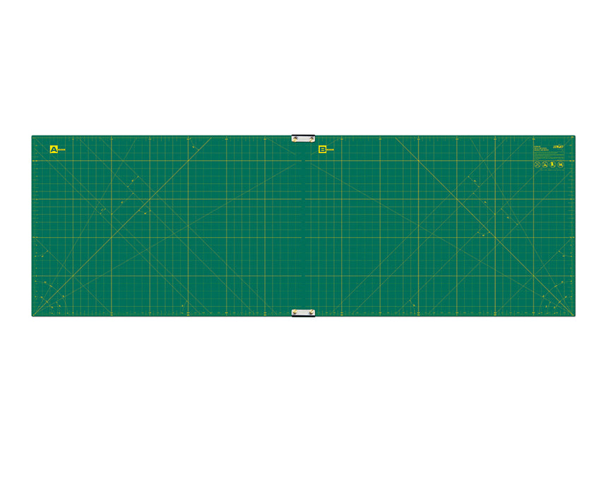 Cutting mats with clips for large surfaces - "OLFA RM-CLIP"