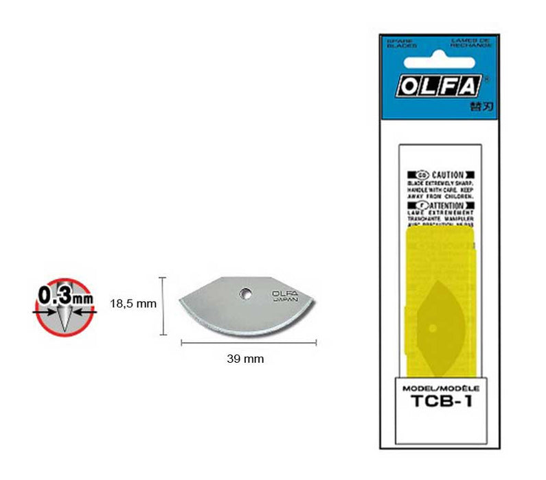Clean pattern cutter and seam ripper - OLFA TCB-1