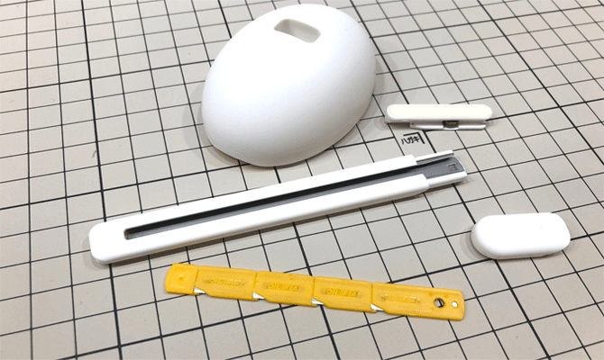 Compact safety cutter for beginners - "OLFA ESK-1"