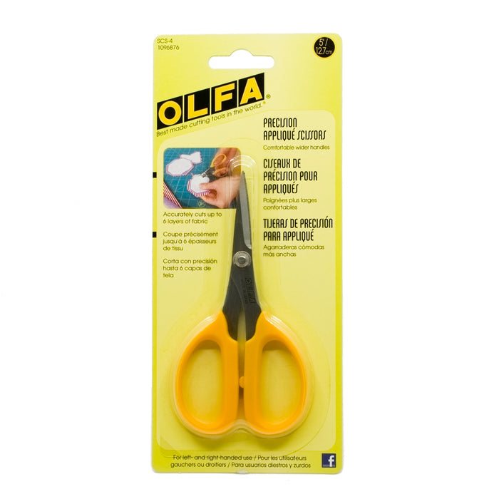 Tesoura para artesanato com ponta afiada - "OLFA SCS-4"