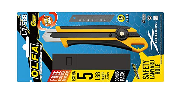 Cortadores para serviço pesado com ComfortGrip de 18 mm - "OLFA L7"